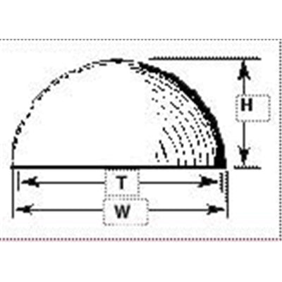 VHH-350 - PLASTRUCT HEMISPH KOPF     (1)