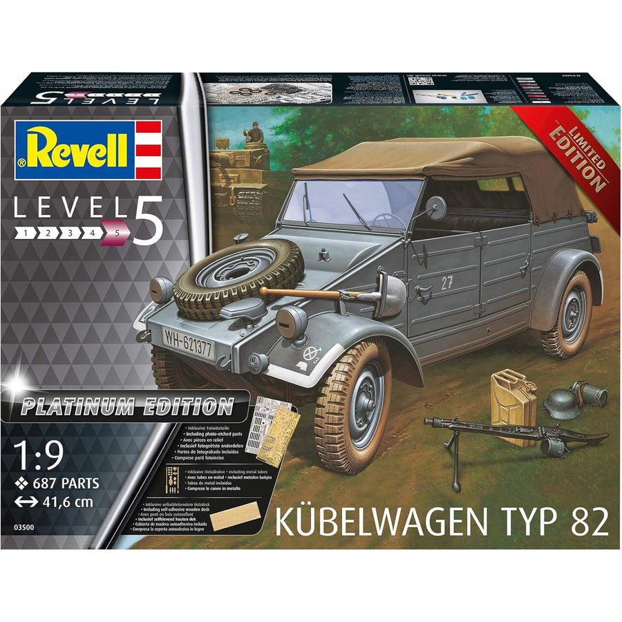 Revell RV03500 - REVELL 1/9 KUBELWAGEN TYPE 82