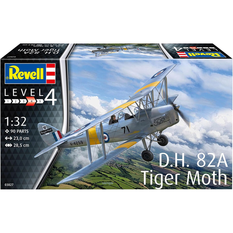 Revell RV03827 - REVELL 1/32 DE HAVILLAND TIGER MOTH