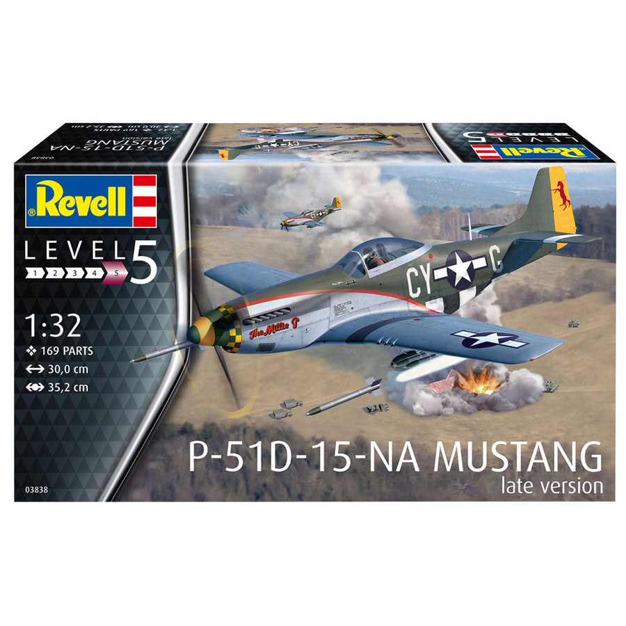 Revell RV03838 - REVELL 1/32 P-51D-15-NA MUSTANG LATE VERSION