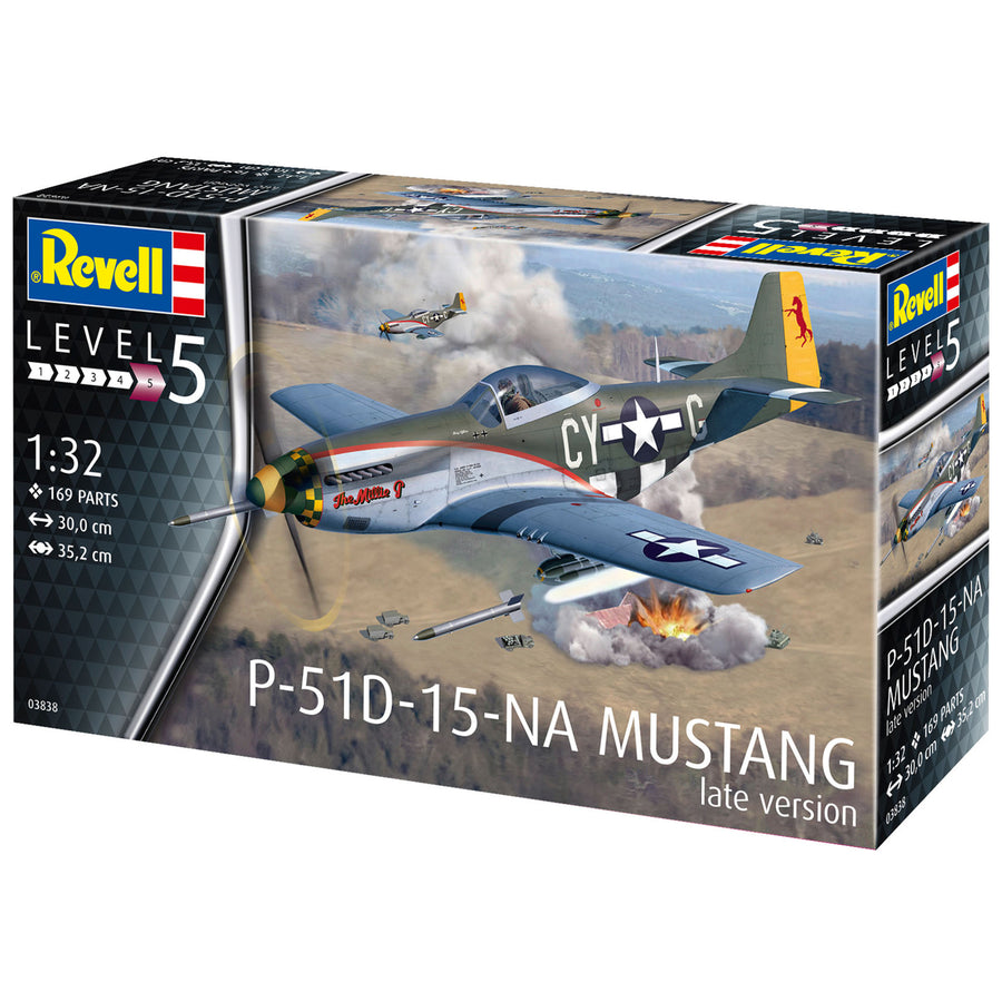 Revell RV03838 - REVELL 1/32 P-51D-15-NA MUSTANG LATE VERSION