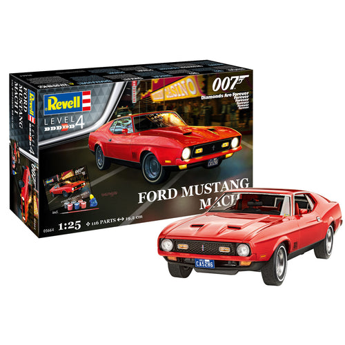 Revell RV05664 - REVELL 007 GIFT SET 1/24 MUSTANG MACH-1