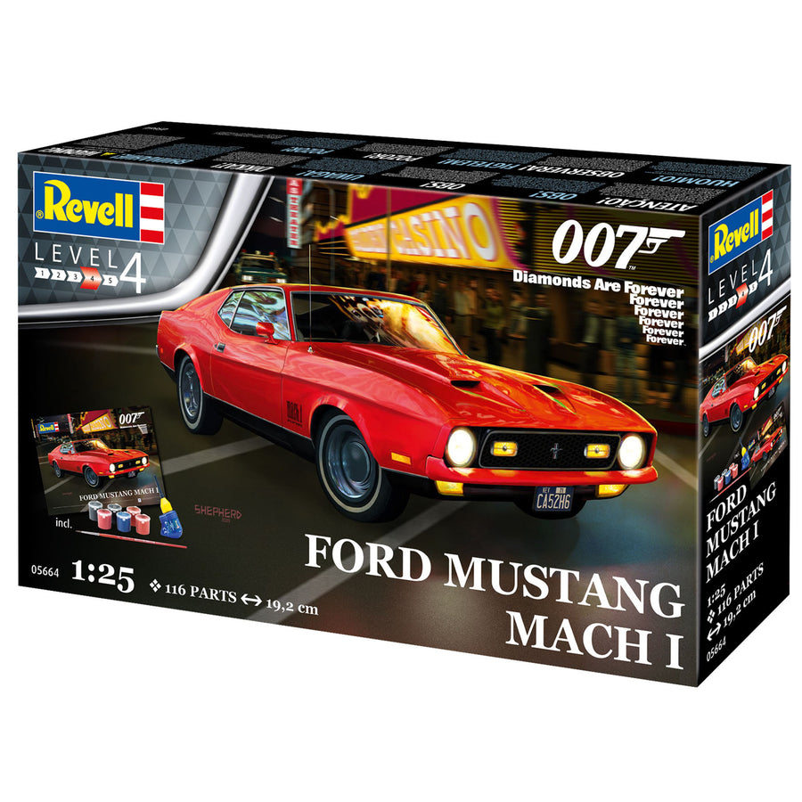 Revell RV05664 - REVELL 007 GIFT SET 1/24 MUSTANG MACH-1
