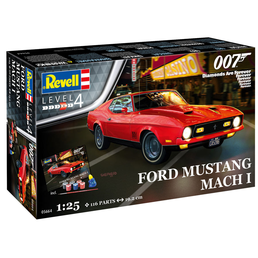 Revell RV05664 - REVELL 007 GIFT SET 1/24 MUSTANG MACH-1