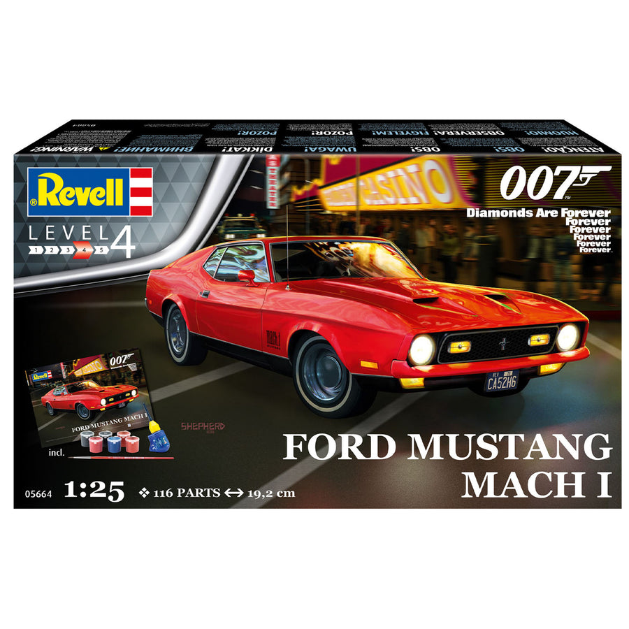 Revell RV05664 - REVELL 007 GIFT SET 1/24 MUSTANG MACH-1