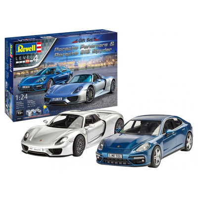 Revell RV05681 - REVELL GIFT 1/24 PORSCHE PANAMERA & SPYDER