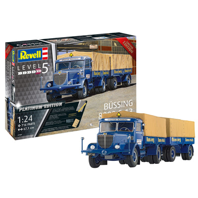 Revell RV07580 - REVELL 1/24 PLATINUM BUSSING 8000 W/TRAILER