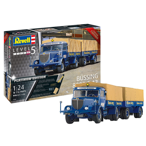 Revell RV07580 - REVELL 1/24 PLATINUM BUSSING 8000 W/TRAILER