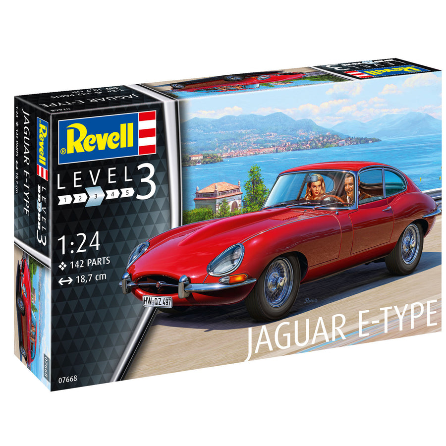 Revell RV07668 - REVELL 1/24 JAGUAR E-TYPE COUPE