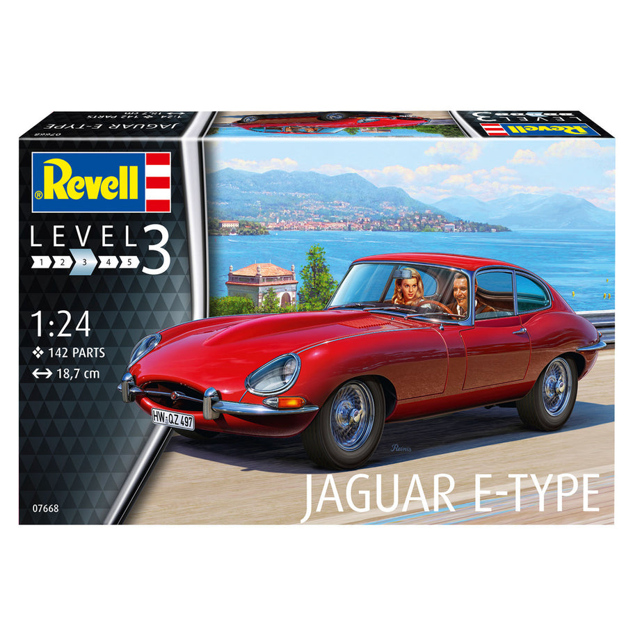 Revell RV07668 - REVELL 1/24 JAGUAR E-TYPE COUPE