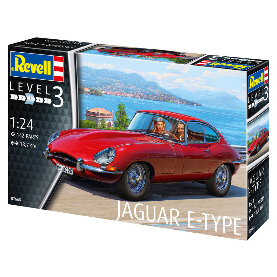 Revell RV07668 - REVELL 1/24 JAGUAR E-TYPE COUPE