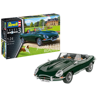 Revell RV07687 - REVELL 1/24 E-TYPE JAGUAR ROADSTER
