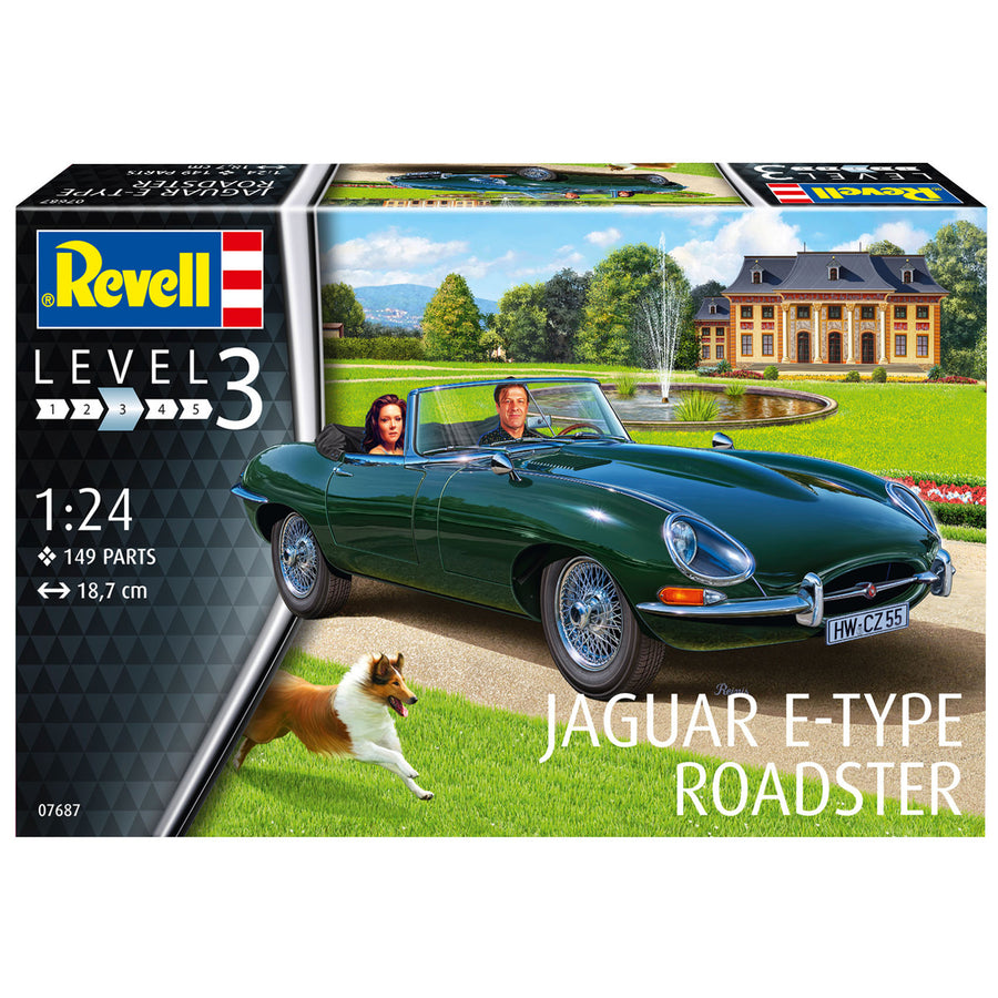 Revell RV07687 - REVELL 1/24 E-TYPE JAGUAR ROADSTER
