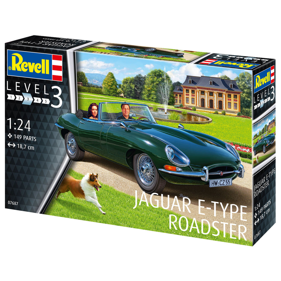 Revell RV07687 - REVELL 1/24 E-TYPE JAGUAR ROADSTER