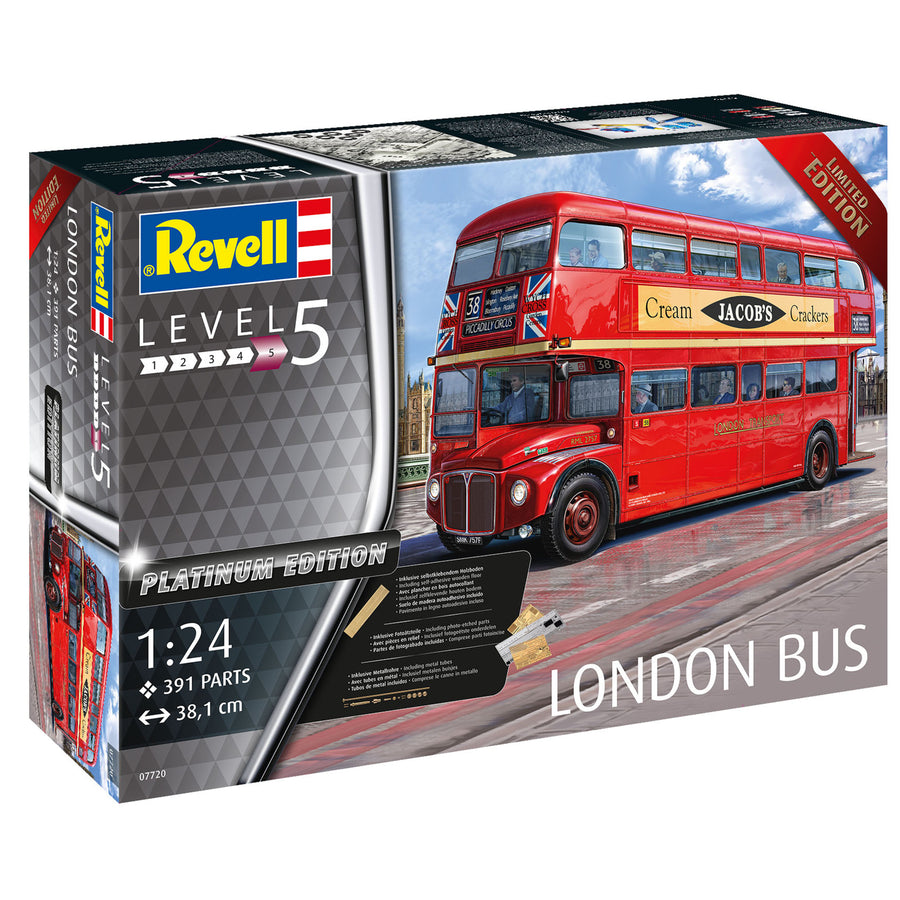 Revell RV07720 - REVELL 1/24 LONDON BUS PLATINUM EDTN