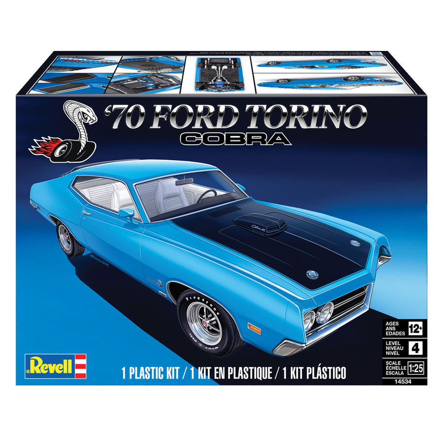 Revell RV14534 - REVELL 1/24 FORD TORINO COBRA 1970