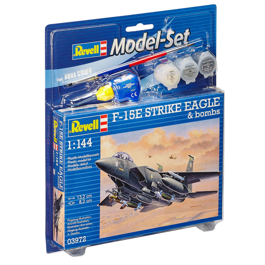 Revell RV63972 - REVELL 1/144  F-15E STRIKE EAGLE W/PAINT&GLUE