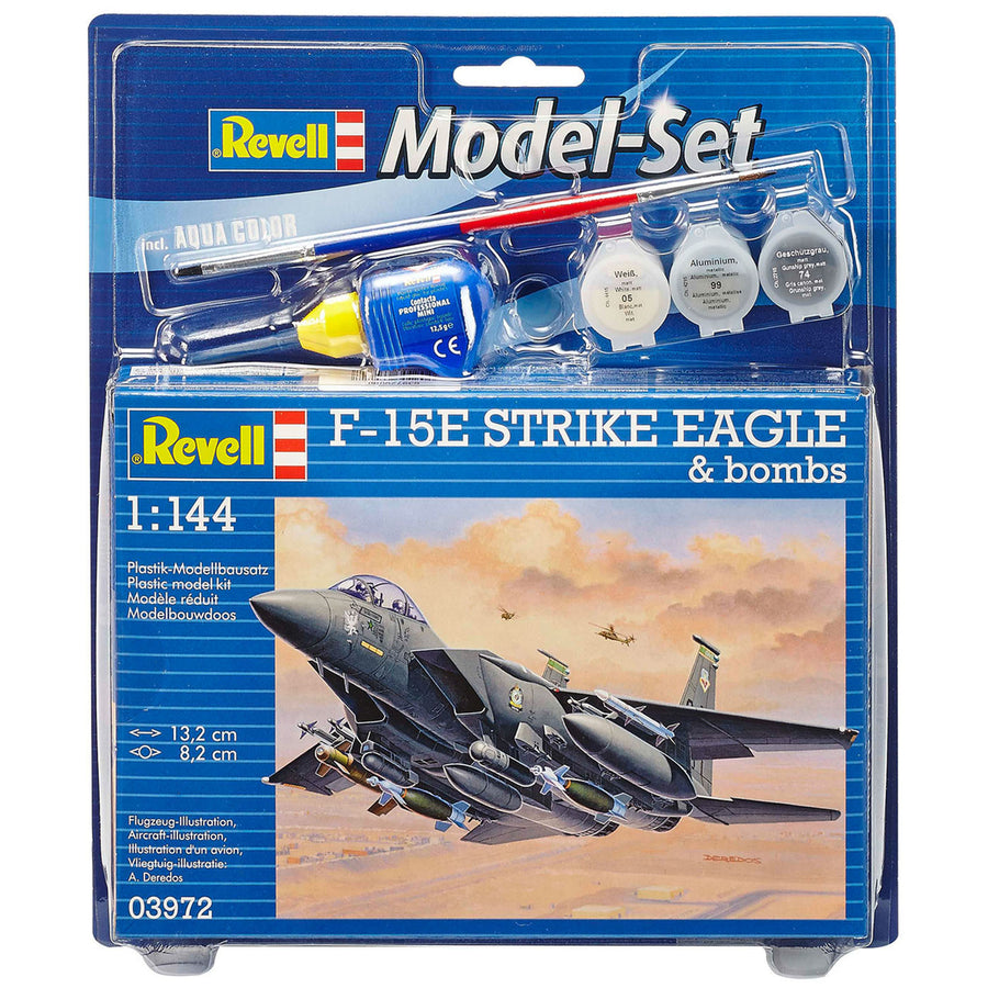 Revell RV63972 - REVELL 1/144  F-15E STRIKE EAGLE W/PAINT&GLUE