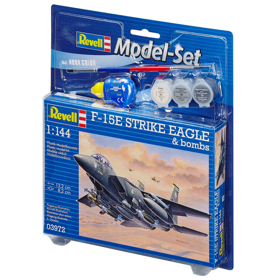 Revell RV63972 - REVELL 1/144  F-15E STRIKE EAGLE W/PAINT&GLUE