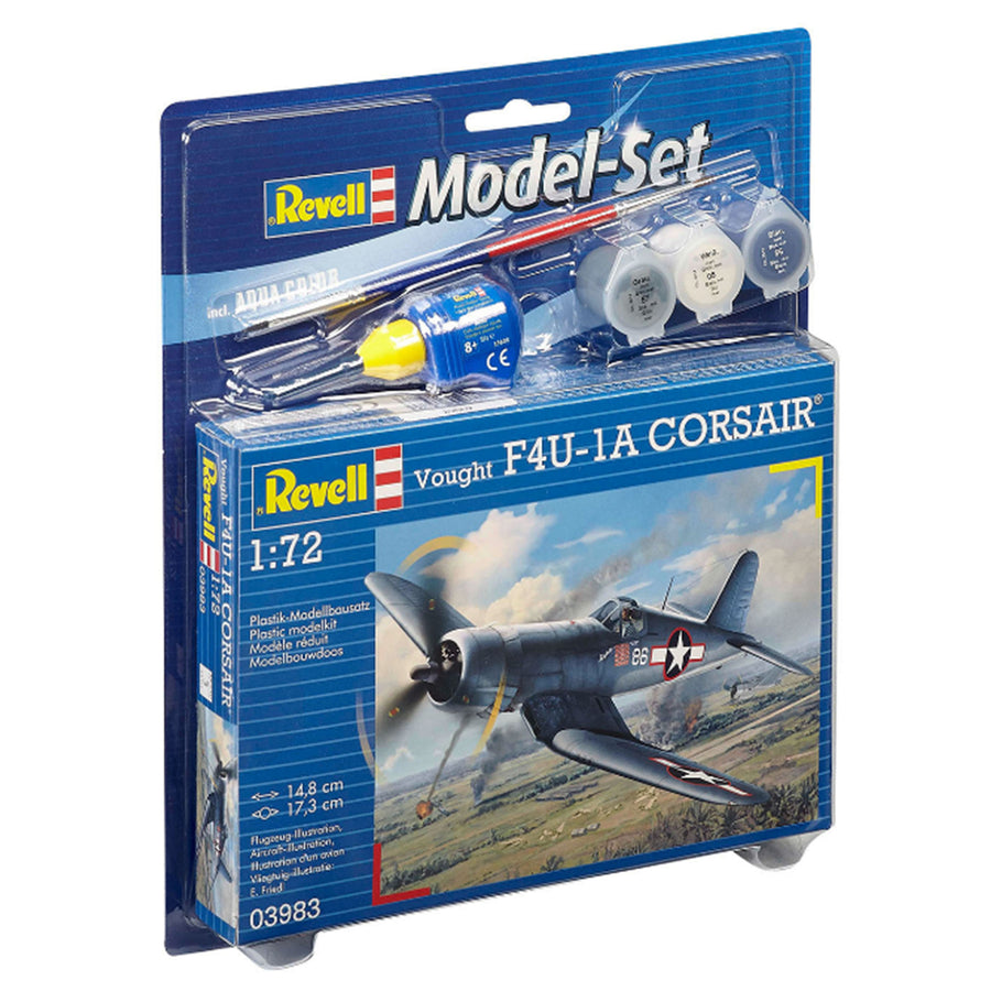 Revell RV63983 - REVELL 1/72 F4U-4 COSAIR W/PAINT&GLUE