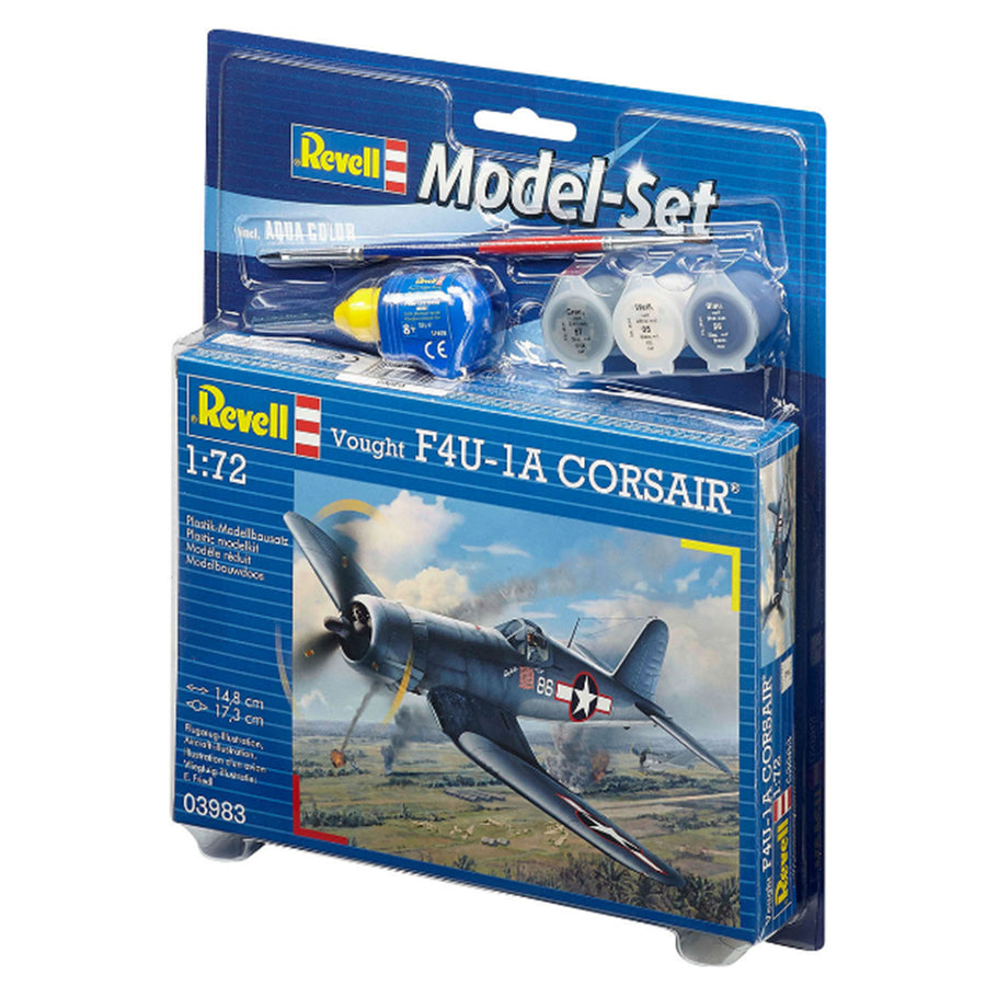 Revell RV63983 - REVELL 1/72 F4U-4 COSAIR W/PAINT&GLUE