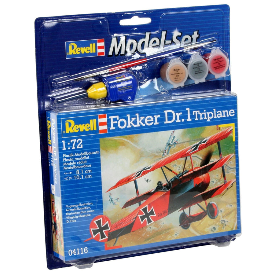 Revell RV64116 - REVELL 1/72 MODEL SET FOKKER TRI PLANE