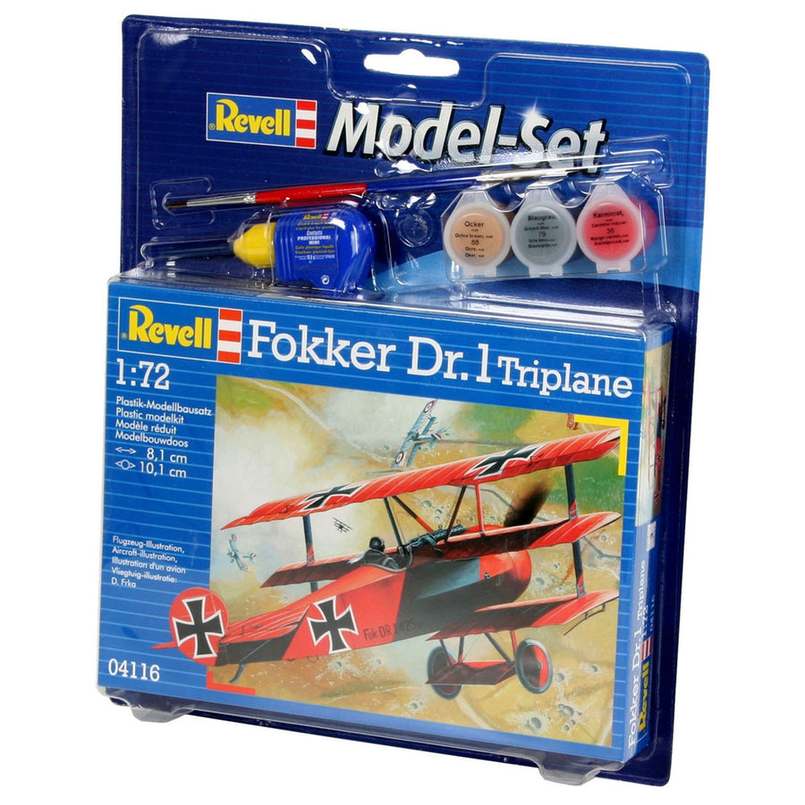 Revell RV64116 - REVELL 1/72 MODEL SET FOKKER TRI PLANE