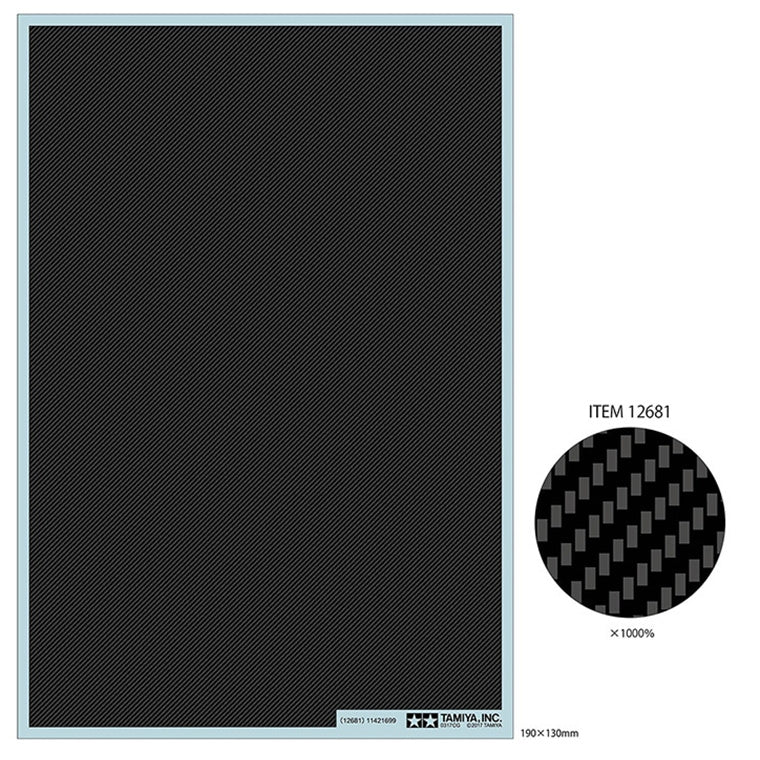 TAMIYA 1/24 CARBON DECAL TWILL FINE