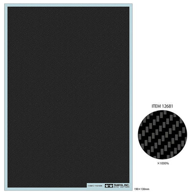Tamiya 12681 - TAMIYA 1/24 CARBON DECAL TWILL FINE