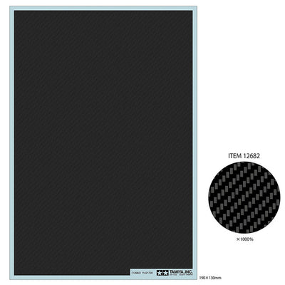 Tamiya 12682 1/24 CARBON DECAL TWILL WEAVE EXTRA FINE