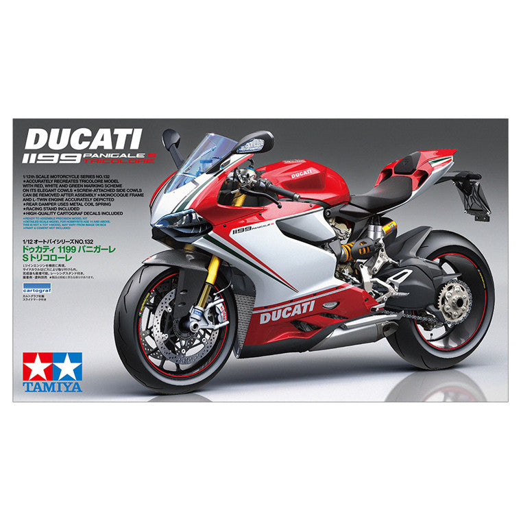 Tamiya 14132 - TAMIYA 1/12 DUCATI 1199 PANIGALE S TRICOLORE