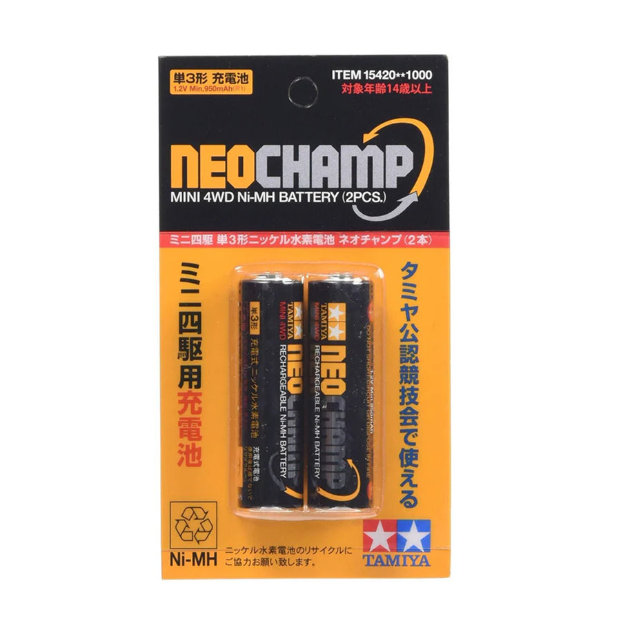 Tamiya 15420 - TAMIYA MINI4WD NEO CHAMP NICAD (PAIR)