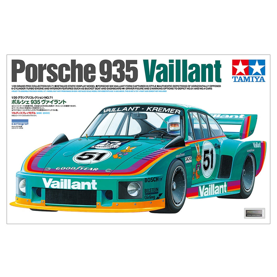 Tamiya 20071 - TAMIYA 1/20 PORSCHE 935 VAILLANT