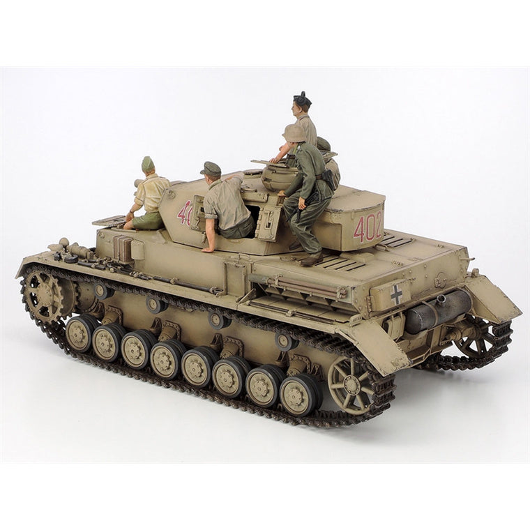 Tamiya 25208 - TAMIYA 1/35 IV.F & MOTORCYCLE N. AFRICA