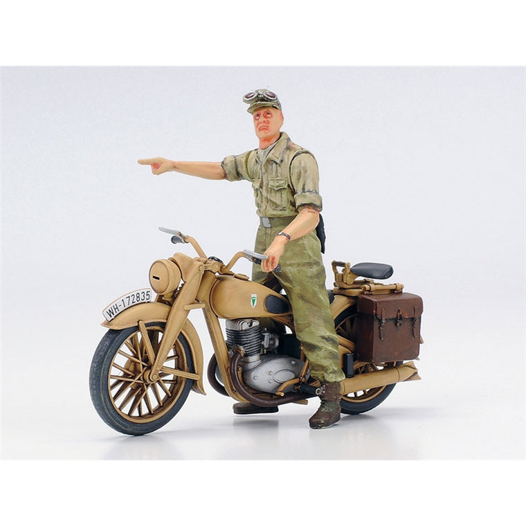 Tamiya 25208 - TAMIYA 1/35 IV.F & MOTORCYCLE N. AFRICA