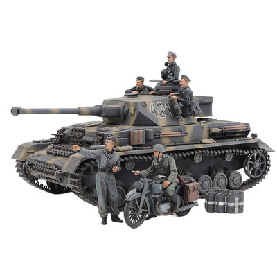 Tamiya 25209 - TAMIYA 1/35 IV.F & MOTORCYCLE  EF