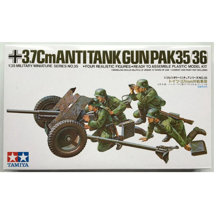 Tamiya 35035 - TAMIYA GR.37MM ANTI TANK GUN