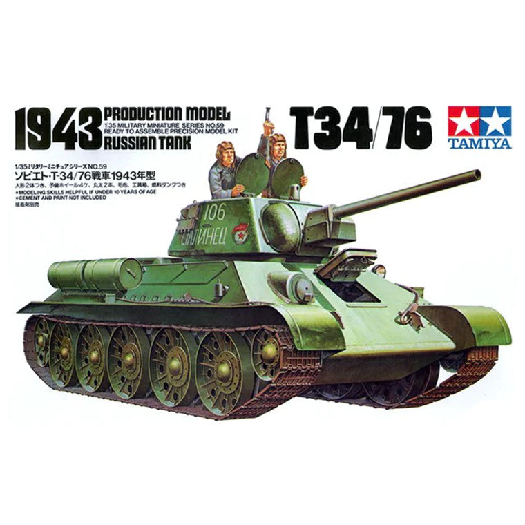 Tamiya 35059 - TAMIYA 1/35 T34/76 RUSSIAN