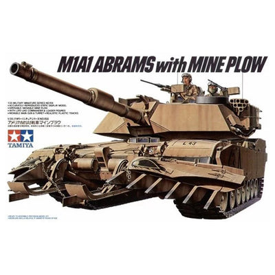 Tamiya 35158 - TAMIYA 1/35 ABRAMS W/MINE PLOW