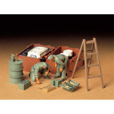 Tamiya 35180 - TAMIYA 1/35 GERM-ENGINE MAINTENANCE CREW