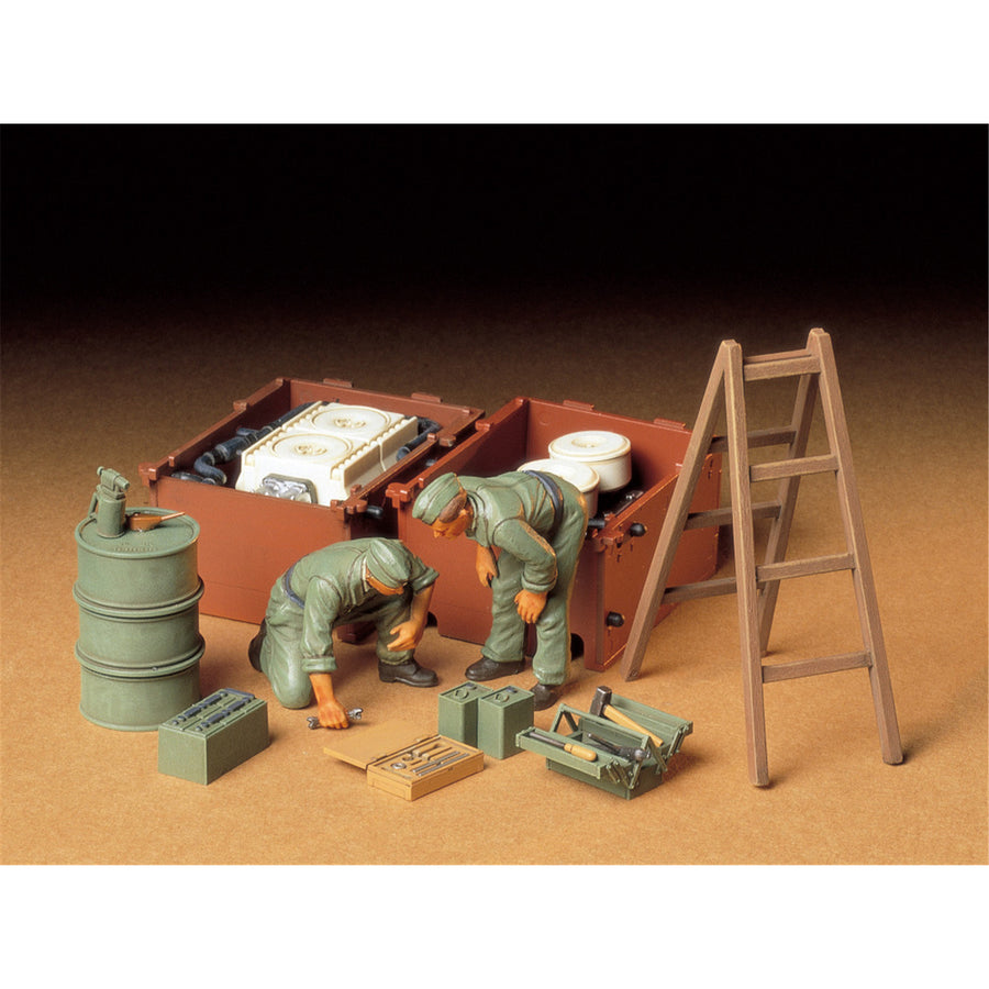 Tamiya 35180 - TAMIYA 1/35 GERM-ENGINE MAINTENANCE CREW