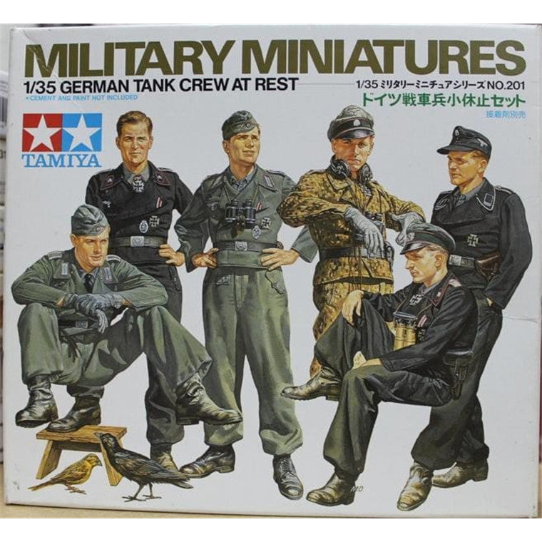 Tamiya 35201 - TAMIYA 1/35 GERMAN TANK CREW