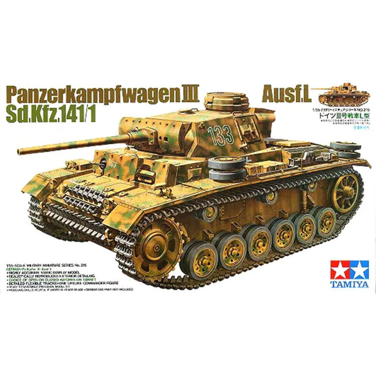 Tamiya 35215 - TAMIYA 1/35 PZ.KPFW III AUSF.L