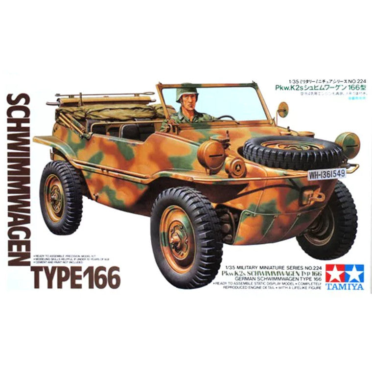 Tamiya 35224 - TAMIYA 1/35 SCHWIMMWAGEN 166