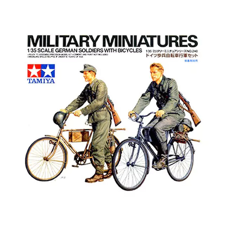 Tamiya 35240 - TAMIYA 1/35 GERMANS W/BICYCLES