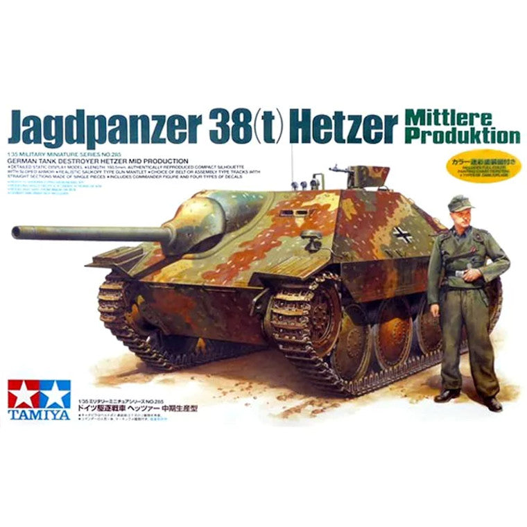 Tamiya 35285 - TAMIYA 1/35 HETZER MITTLERE PRODUKTION
