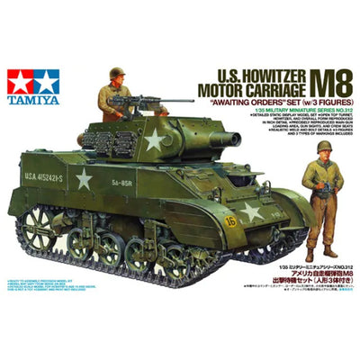 Tamiya 35312 - TAMIYA 1/35 M8 CARRIAGE W/3 FIGS