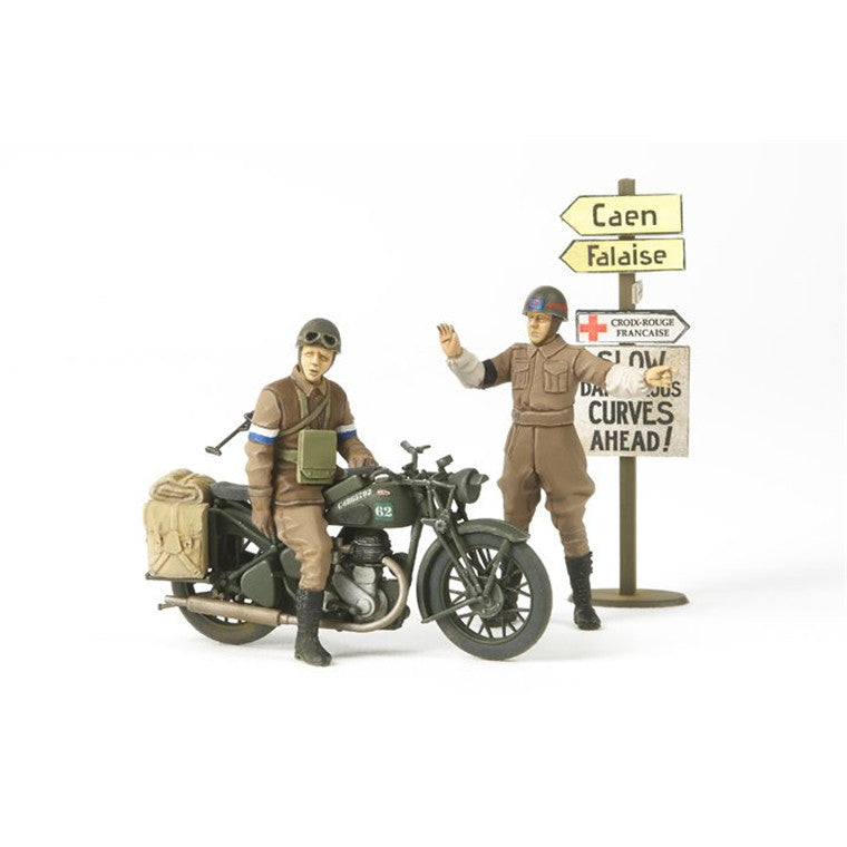 Tamiya 35316 - TAMIYA 1/35 BSA M20 MOTORCYCLE W/M POLICE