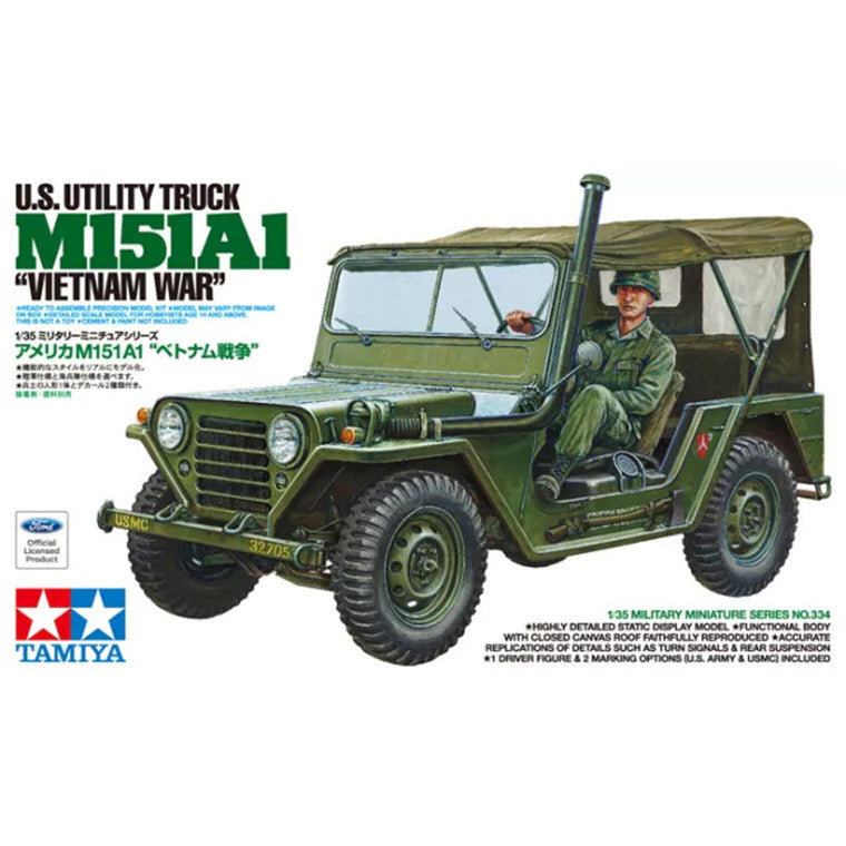 Tamiya 35334 - TAMIYA 1/35 M151A1 VIETNAM