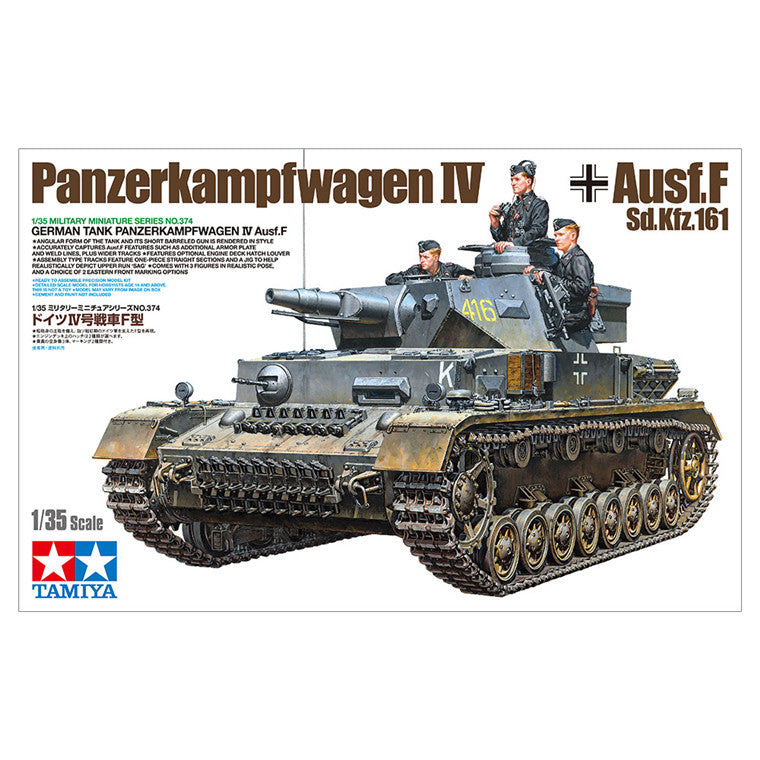 Tamiya 35374 - TAMIYA 1/35 Pz. KpFW IV Ausf F.